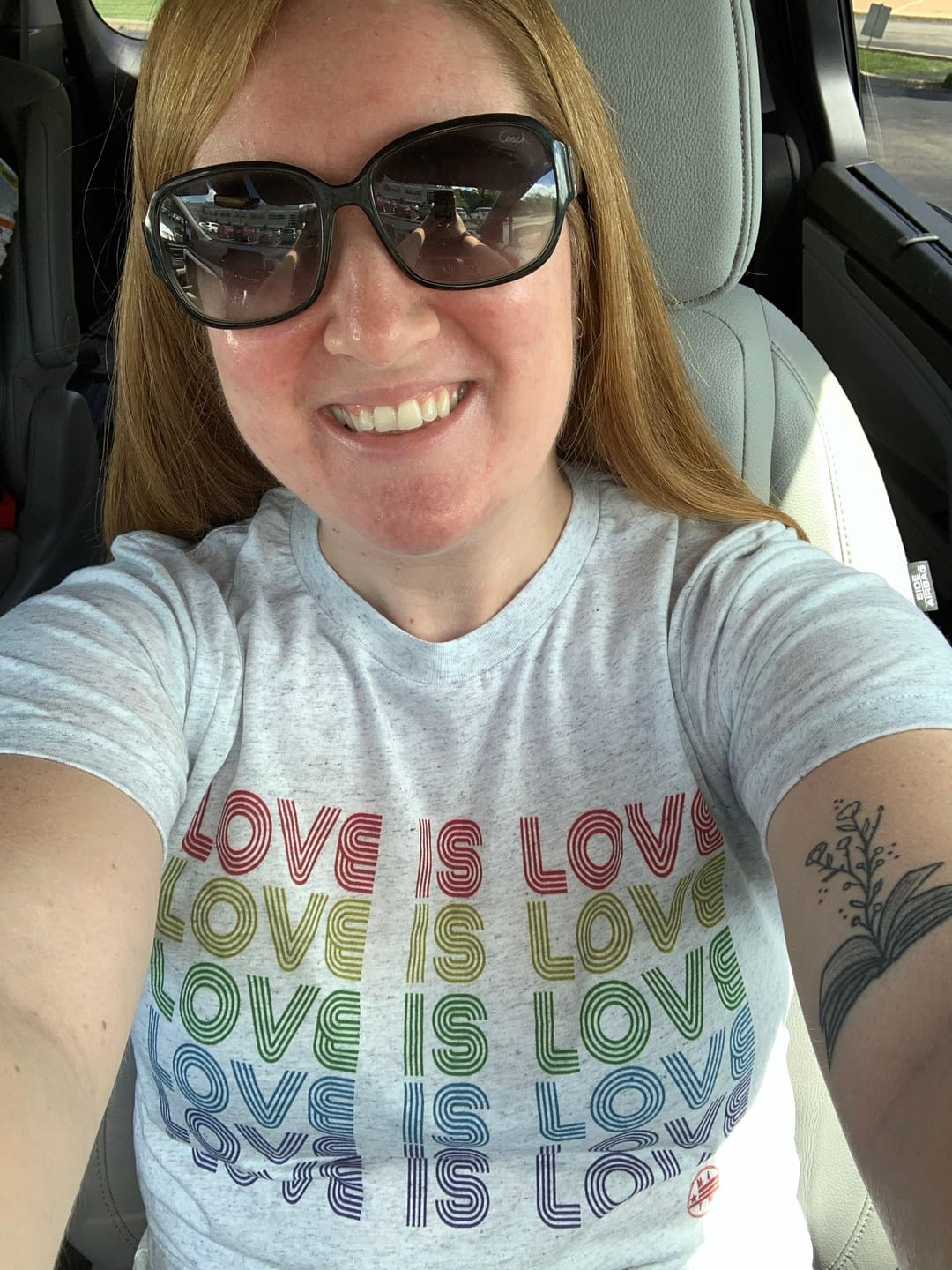 Customer photo review of Love is Love Super Soft Triblend T-Shirt