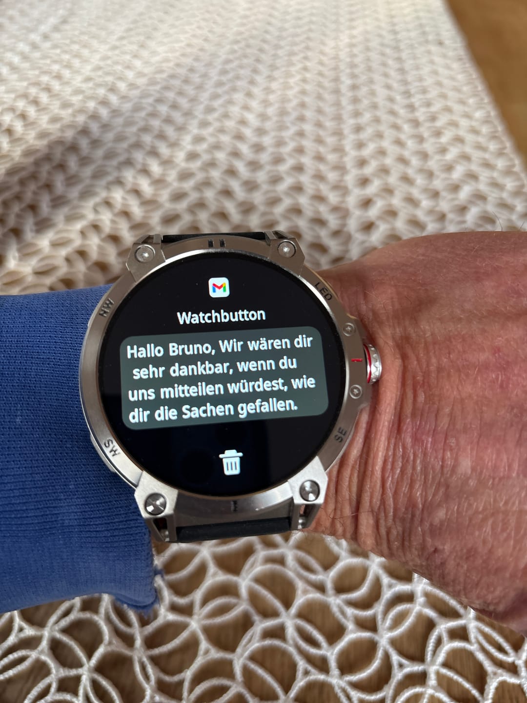 Customer photo review of Stone GPS – Outdoor, Gesundheits‑Tracking, 5 ATM