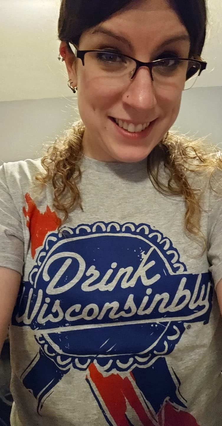 Customer photo review of "Retro Ribbon" T-Shirt