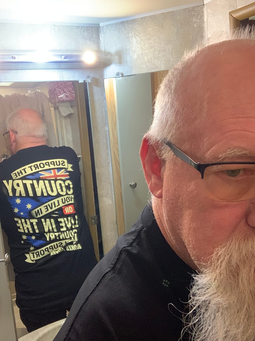 Customer photo review of Aussie As Tee - Black