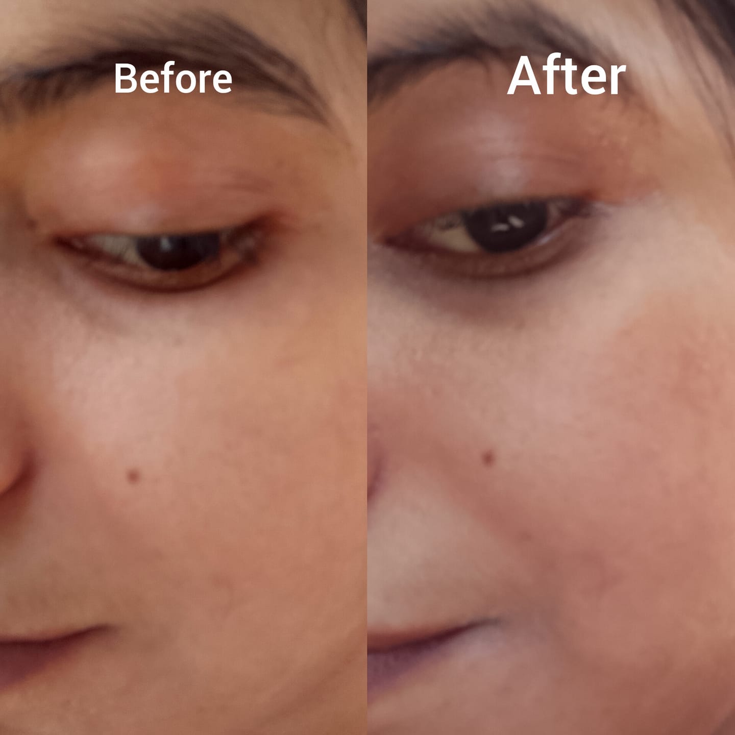 Customer photo review of Brightening Pink Clay Mask