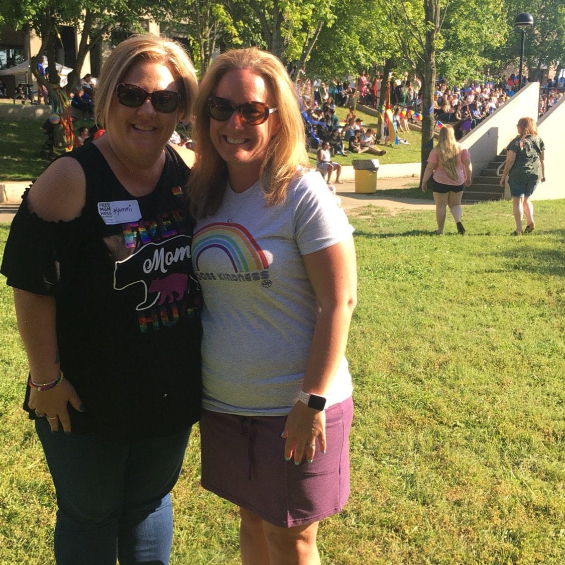 Customer photo review of Choose Kindness Super Soft Triblend T-Shirt