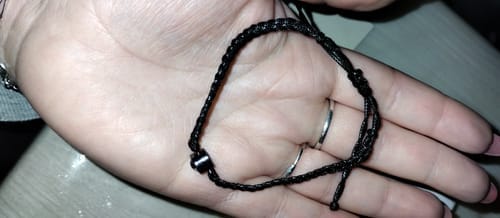 Customer photo review of Black Photo Bracelet
