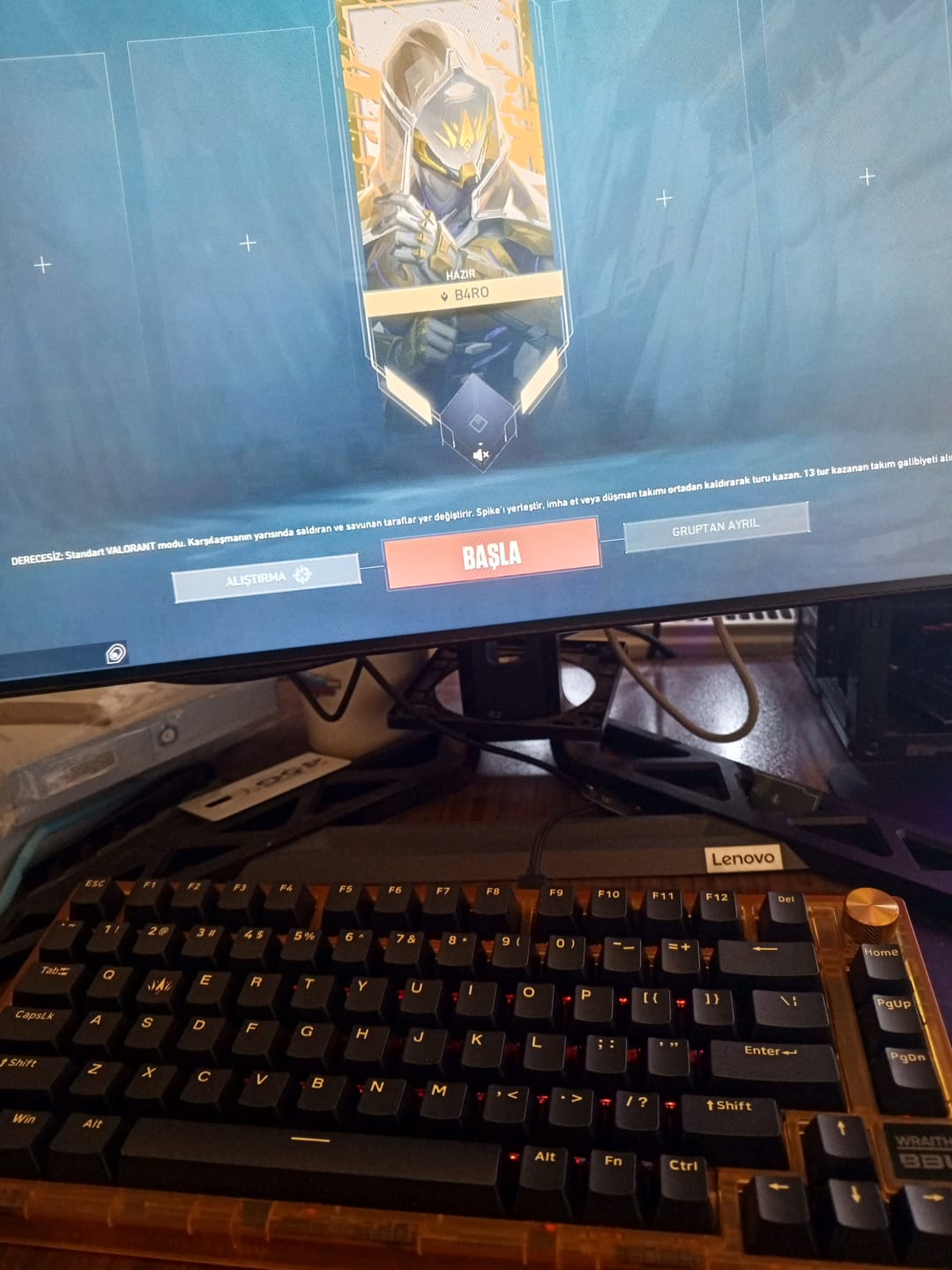 Customer photo review of Wraith W75 V2 [BBL Edition] Klavye (Manyetik Switch / HE)