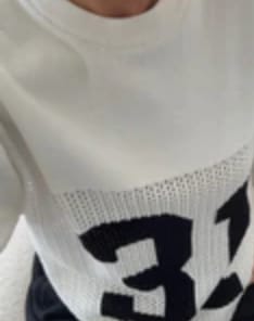 Customer photo review of KNIT JERSEY OFF WHITE
