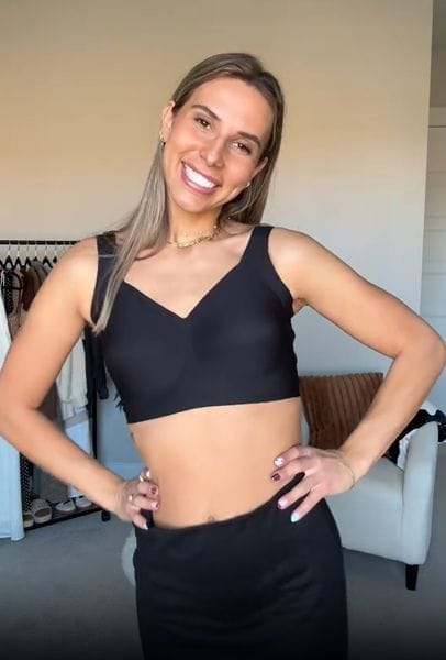 Customer photo review of Comfortable Wireless Full Coverage Jelly Smoothing Bra