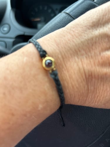 Customer photo review of Black Photo Bracelet