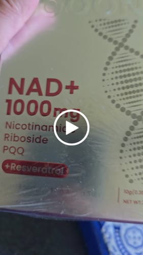 Customer video review of NAD+ Berry Flavor Drink Mix Cata Nutra®