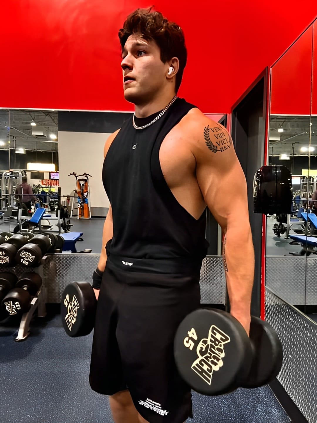 Customer photo review of Black Jack Black No Gi Mens BJJ Shorts