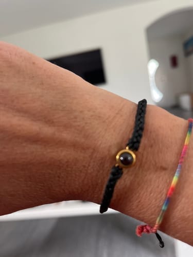 Customer photo review of Black Photo Bracelet