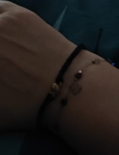 Customer photo review of Black Photo Bracelet