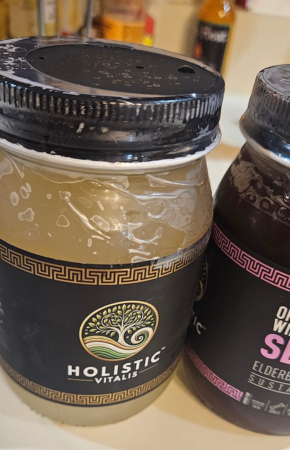 Customer photo review of St Lucia Gold Sea Moss Gel
