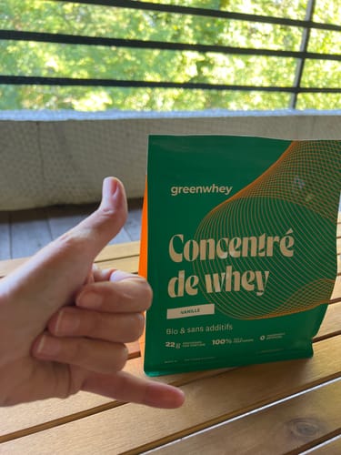 Customer photo review of Protéine de Whey Bio