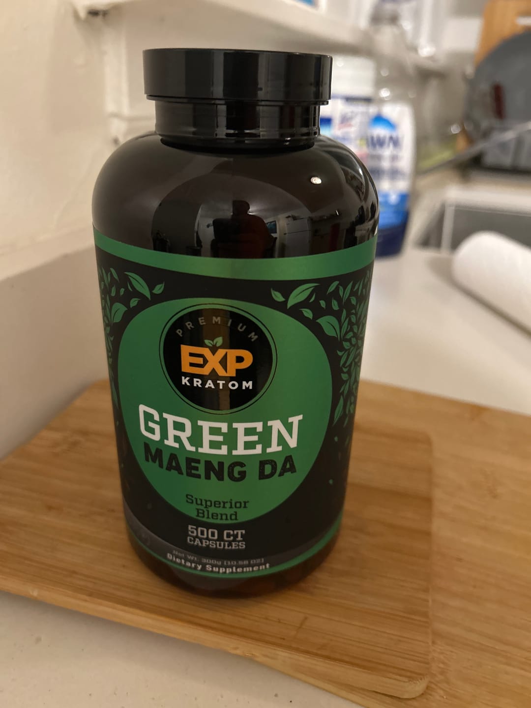 Customer photo review of EXP Premium Green Maeng Da Blend Capsules