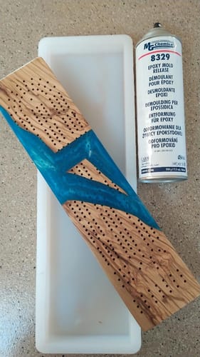 Customer photo review of 16.5x4.5x1.0" Silicone Mold - Coaster / Cheeseboard Mold