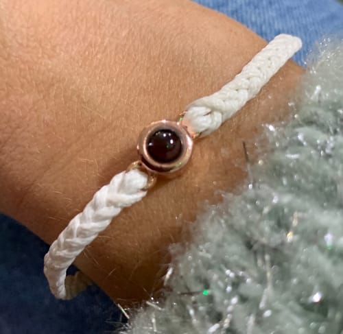 Customer photo review of White Photo Bracelet