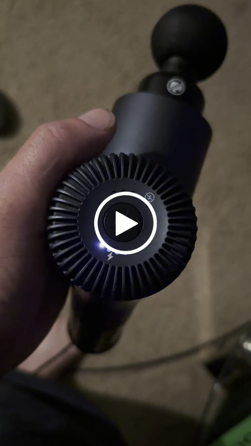 Customer video review of B37 Percussion Massager