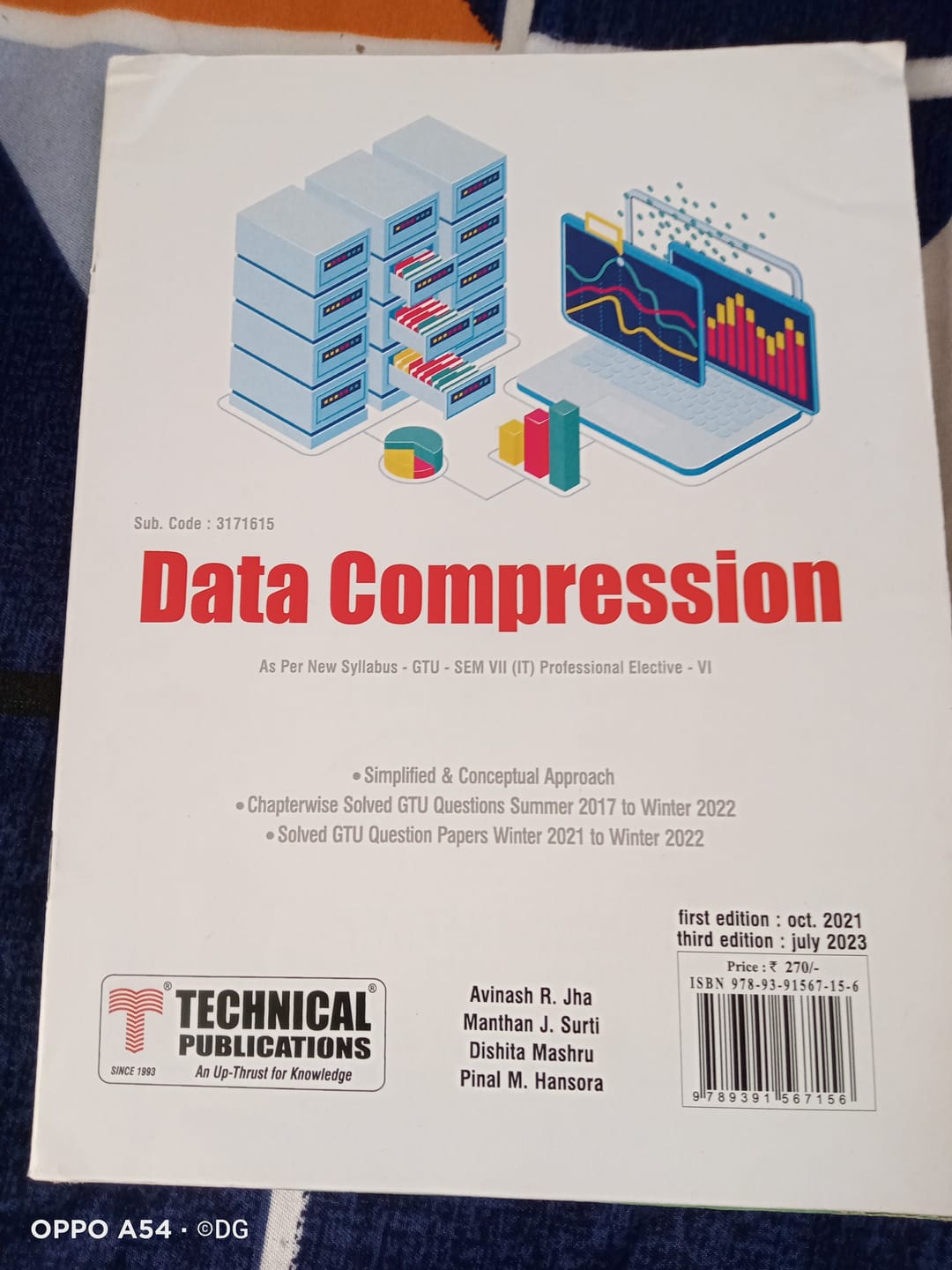 Customer photo review of Data Compression for GTU 18 Course (VII - IT/Prof. Elec.-VI - 3171615)