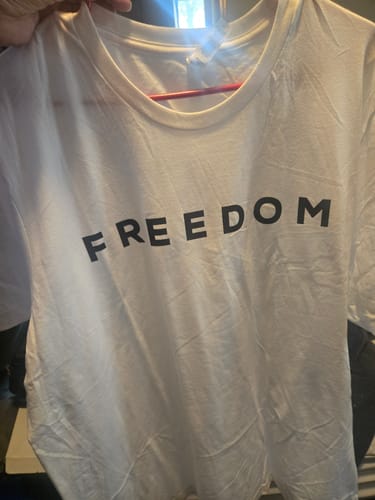 Customer photo review of Freedom CK T-Shirt