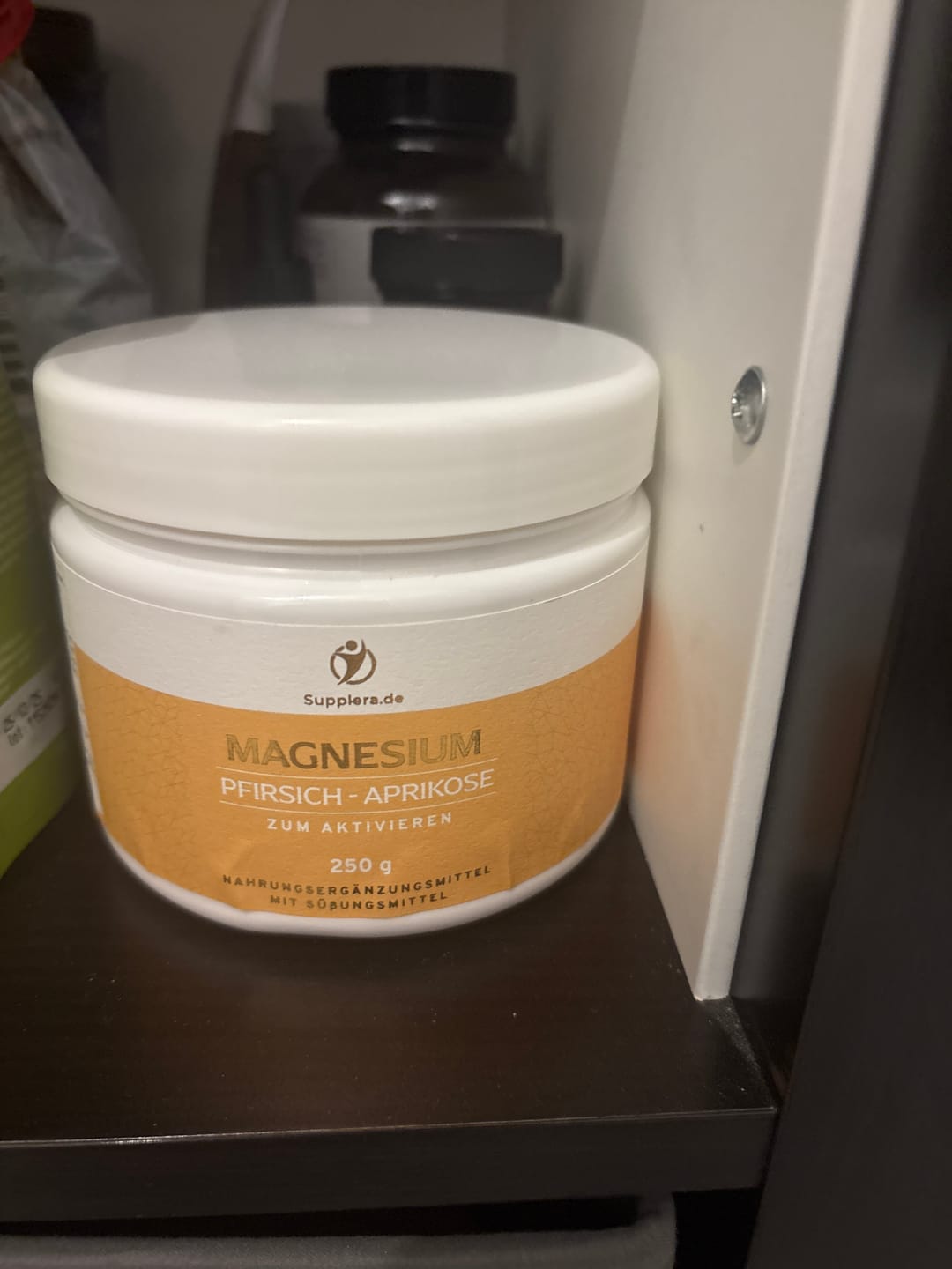 Customer photo review of Ionisches Magnesium **Pfirsich-Aprikose** 250g Dose