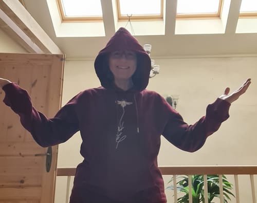 Customer photo review of Let it bee (Biene) - Unisex Organic Hoodie
