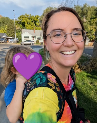 Customer photo review of Original Baby Carrier