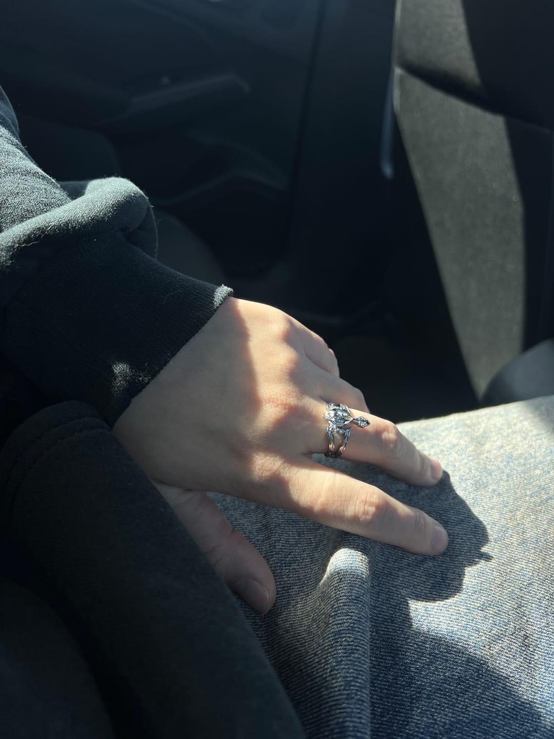 Customer photo review of TRIBAL CROSS RING