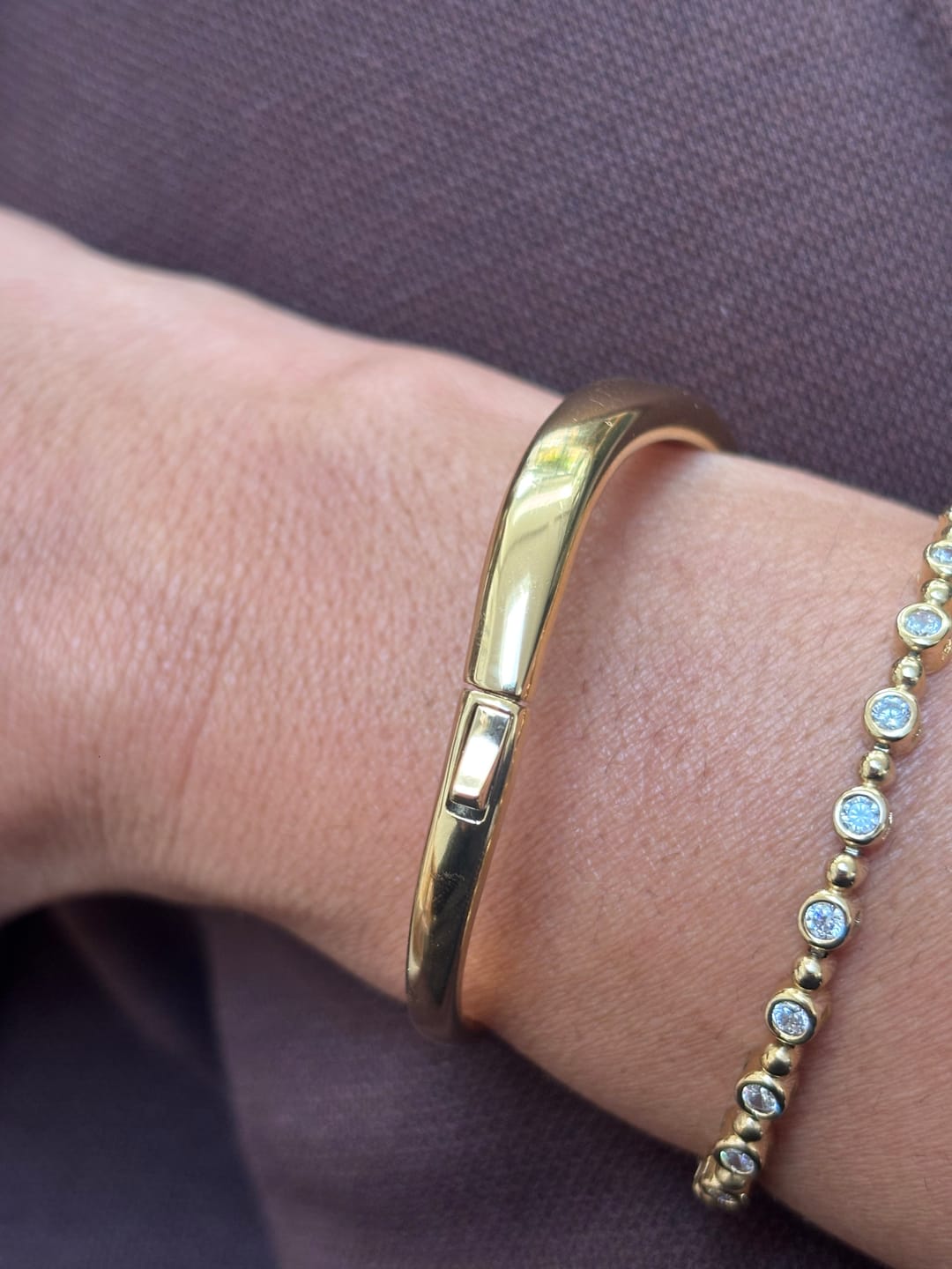 Customer photo review of Wave Bangle