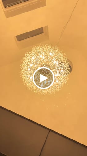 Customer video review of 20-Light Oversized Large Luxury Sputnik Firework Chandelier