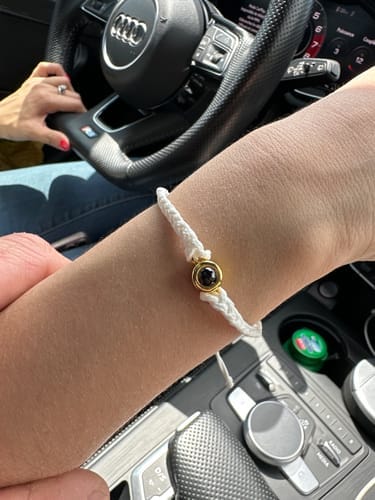 Customer photo review of White Photo Bracelet