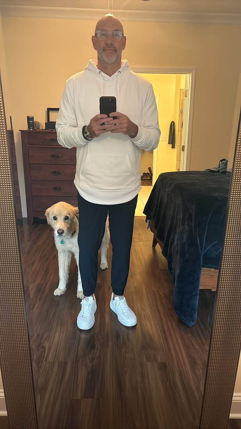 Customer photo review of 021 ESSENTIAL DROP-CUT HOODIE