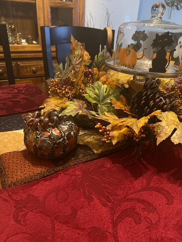 Customer photo review of Crackling Embers Squat Pumpkin