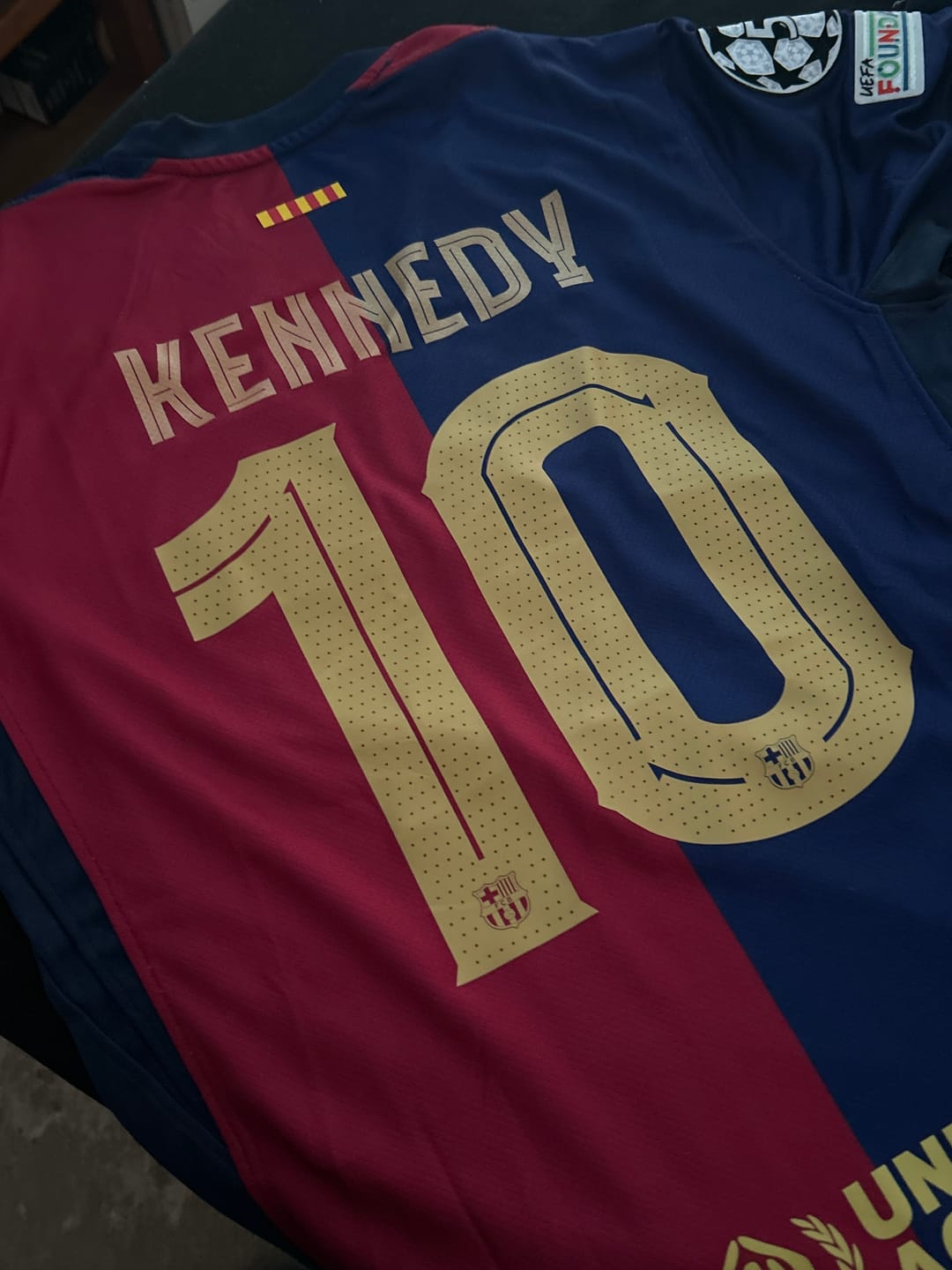 Customer photo review of Jersey FC Barcelona 2024-2025 Local Versión para Aficionado