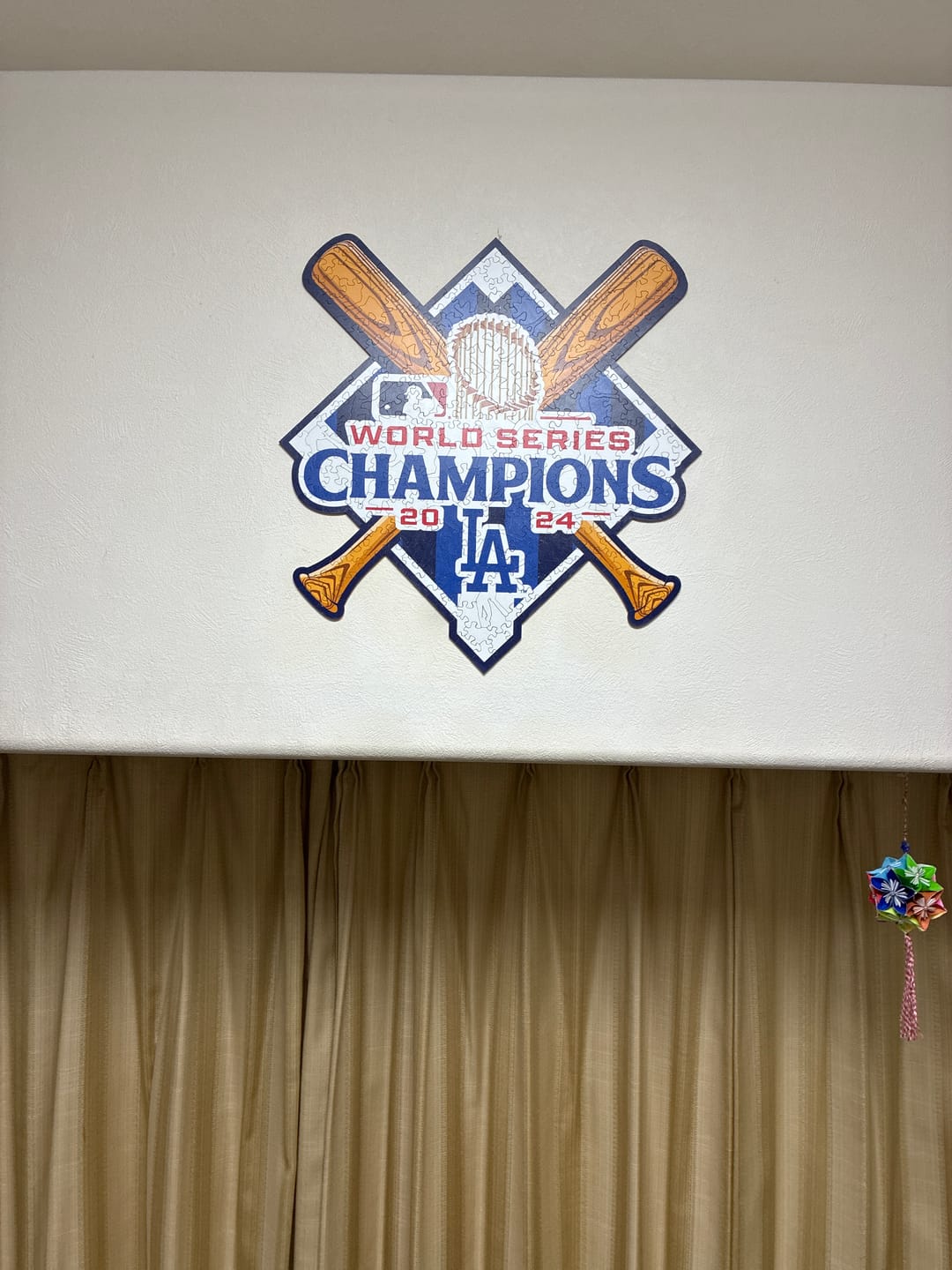 Customer photo review of Los Angeles Dodgers™ 2024 World Series - Wooden Puzzle