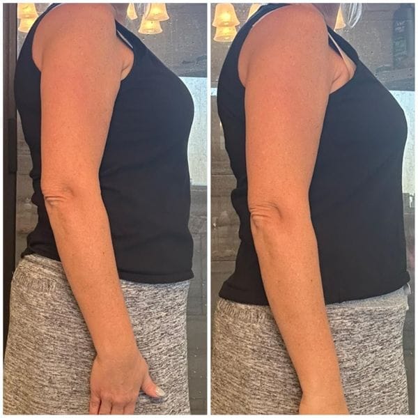 Customer photo review of Comfortable Wireless Full Coverage Jelly Smoothing Bra