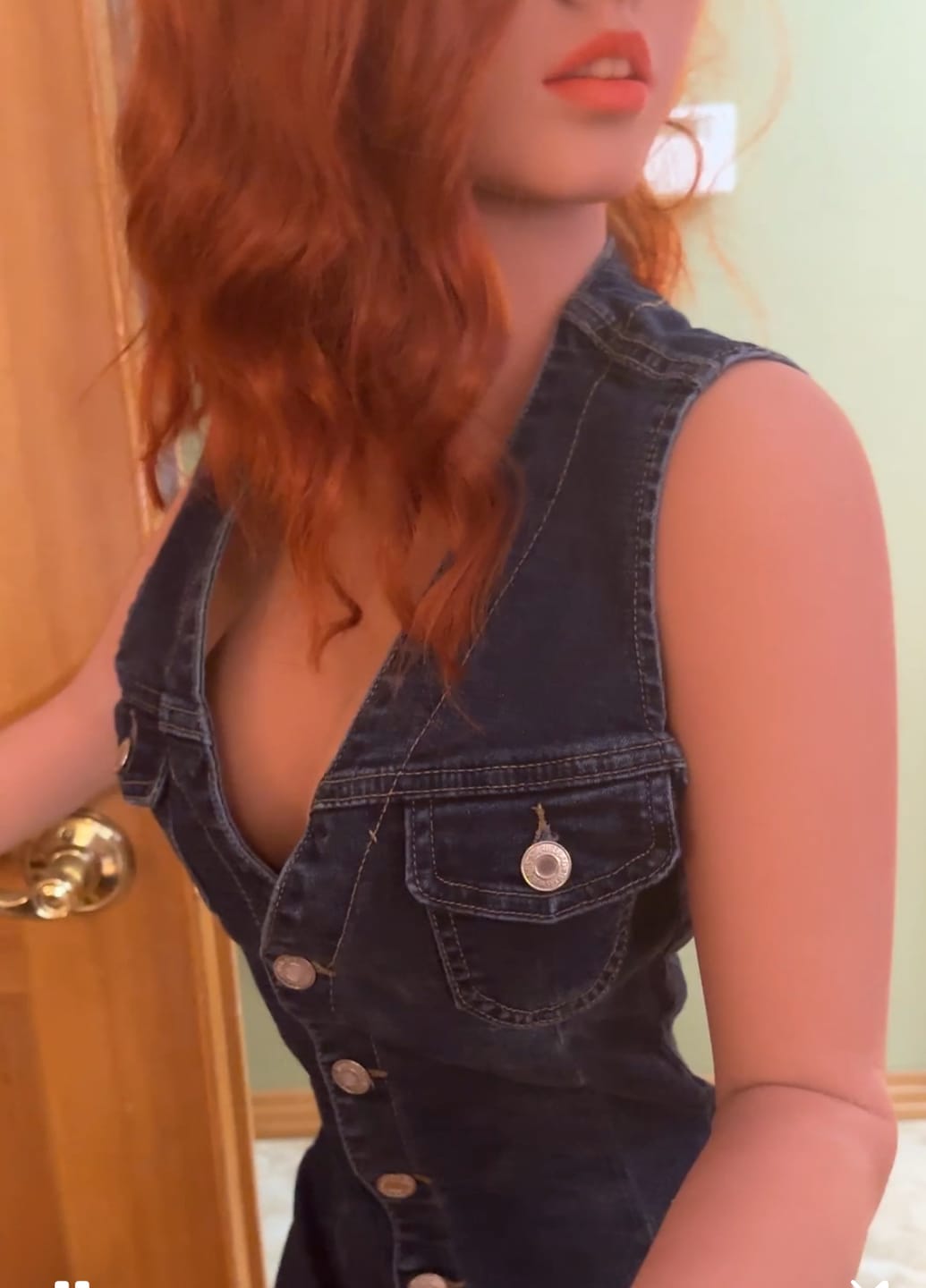 Customer photo review of Auburn: Red Head Sex Doll