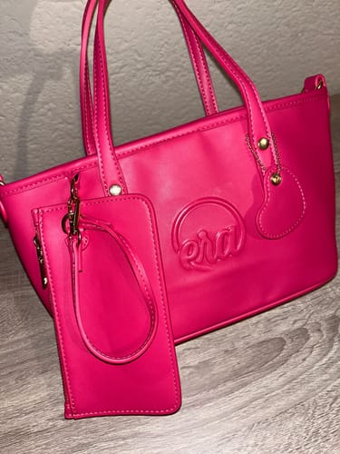 Customer photo review of The Era Pink Mini Tote Bag