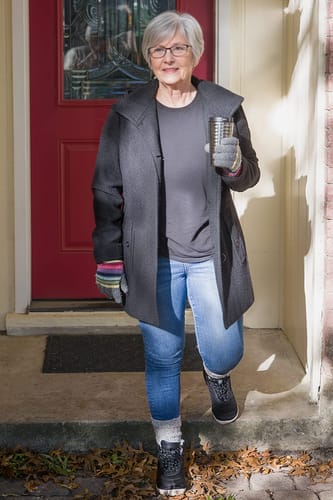 Customer photo review of HF Azura – Ergonomic & Supportive Winter Barefoot Shoes