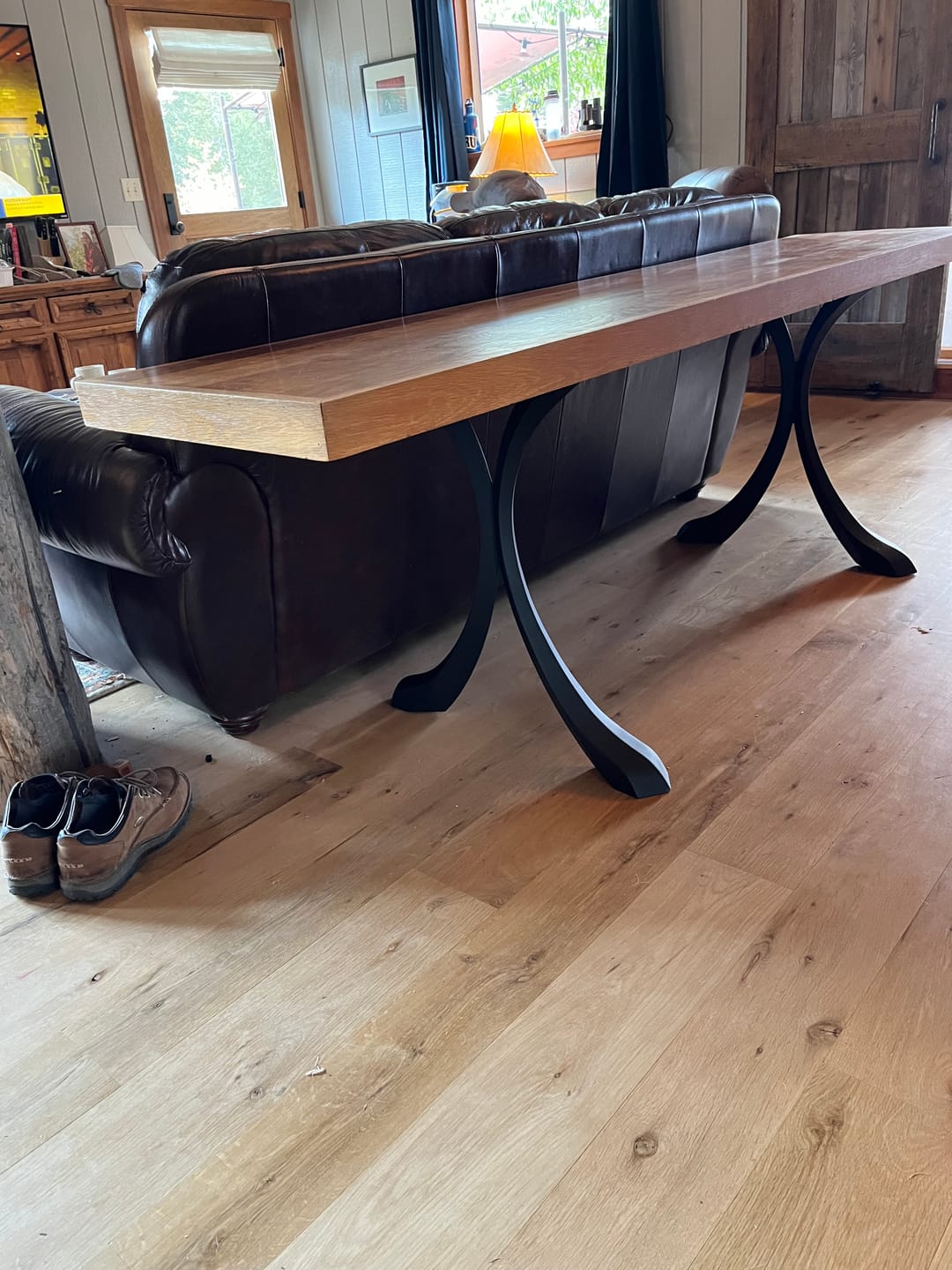 Customer photo review of Table Legs 421 Xeni 28H X-Shaped Metal Dining Furniture