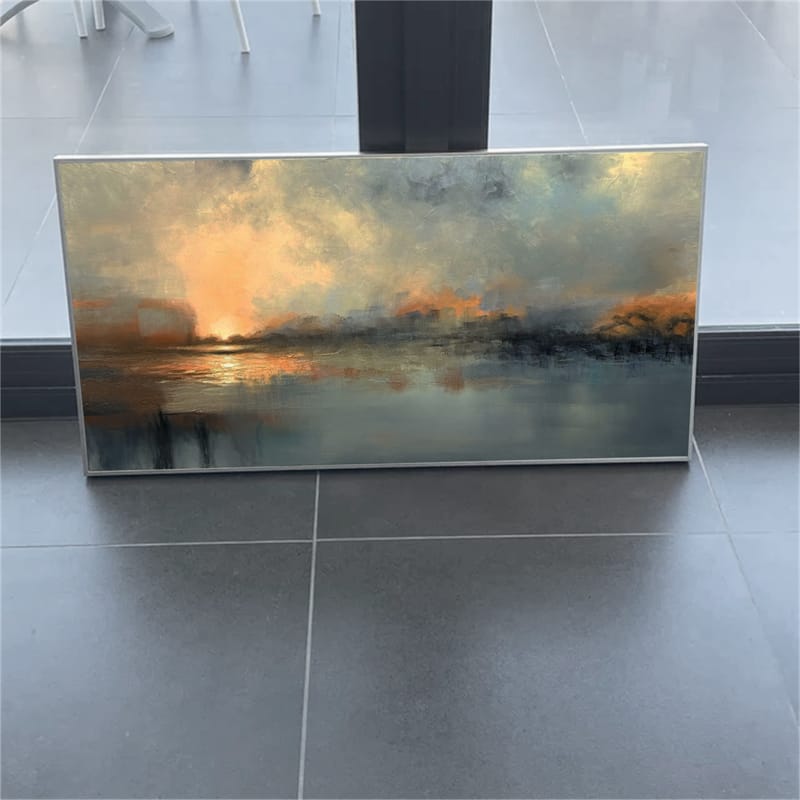 Customer photo review of Abstract Painting Canvas #AP193