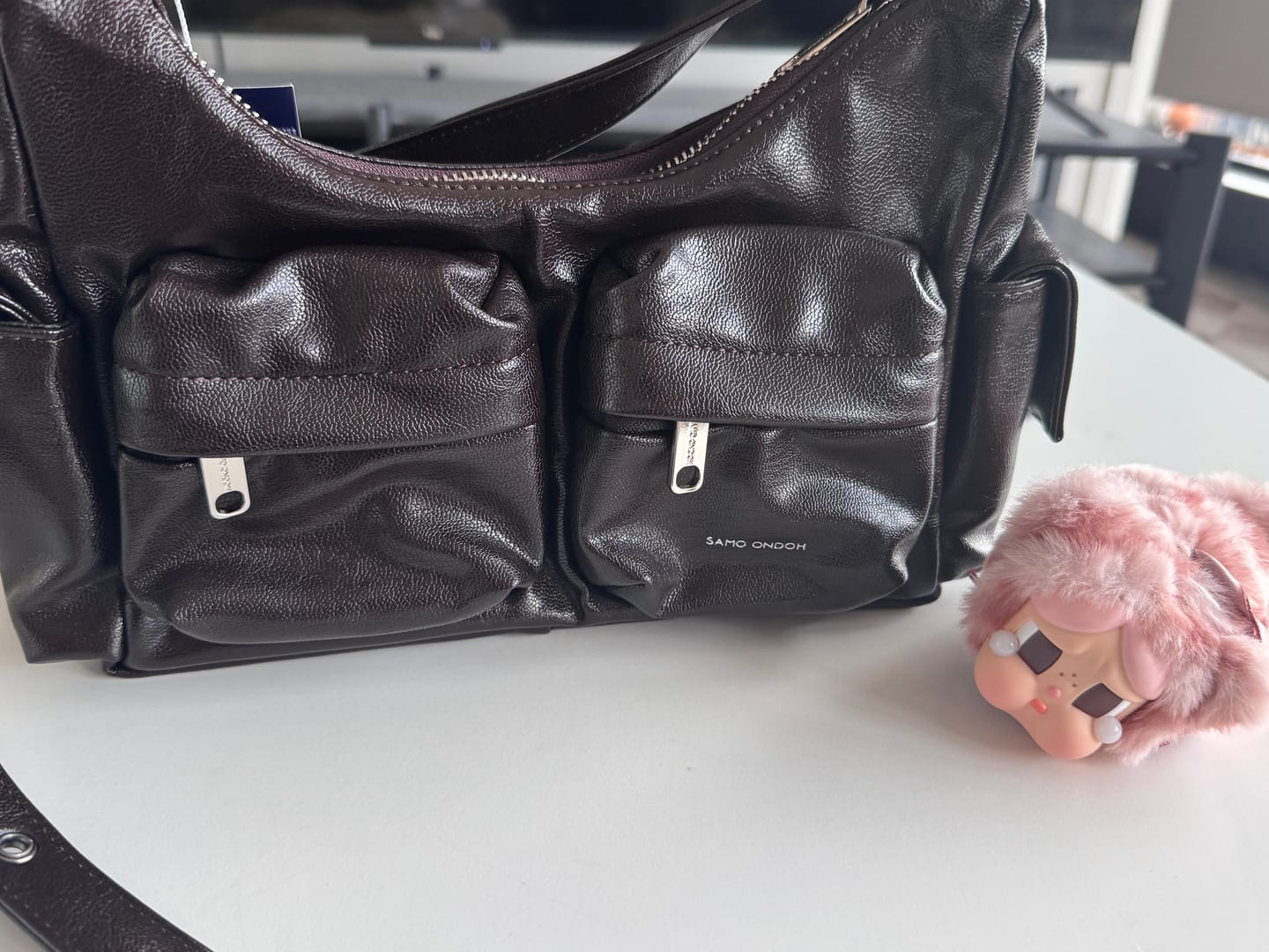 Customer photo review of SAMO ONDOH - pocket mug bag M Goat Chocolate