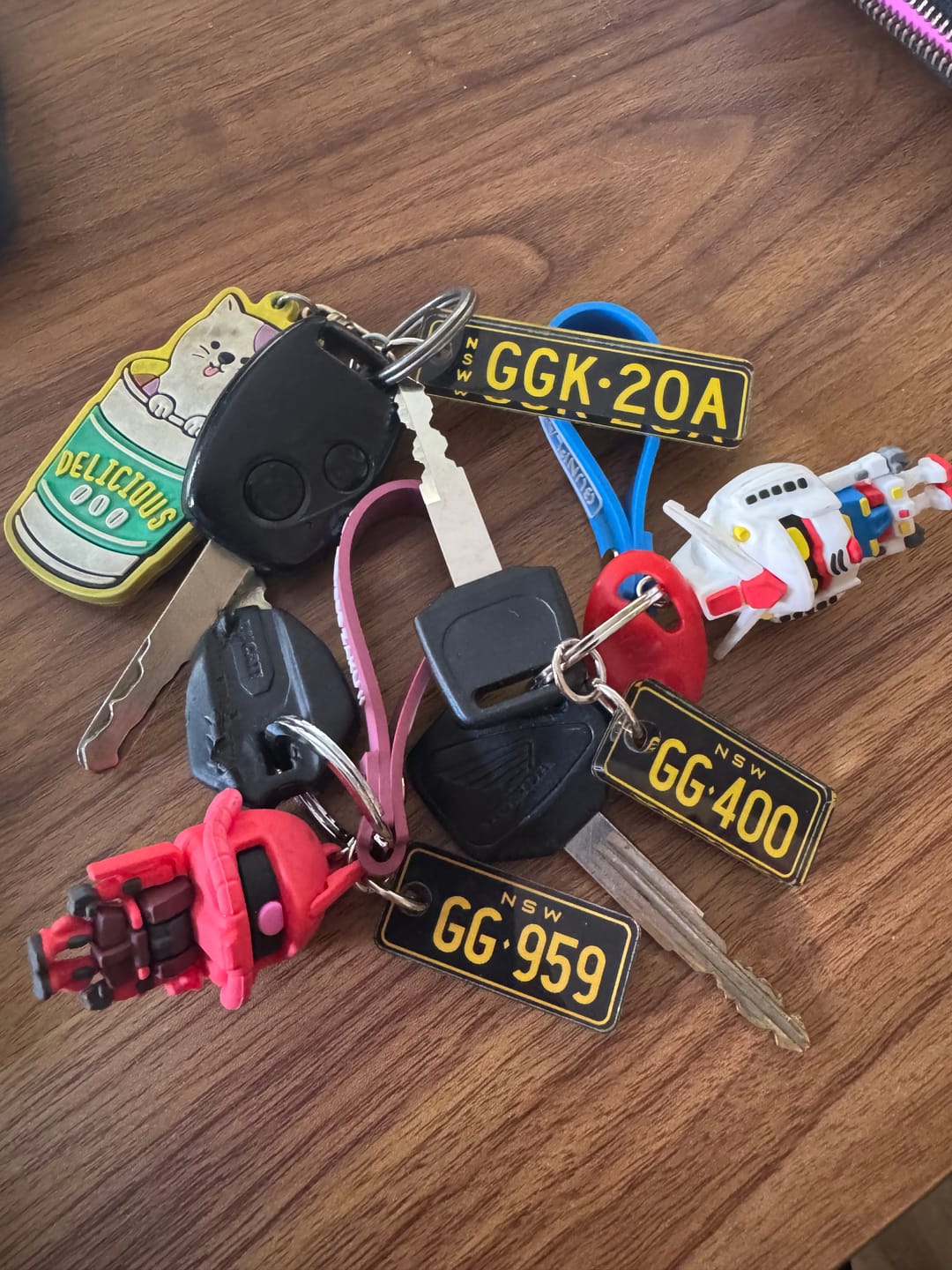 Customer photo review of NSW Premium Range Licence Plate Custom Keychain