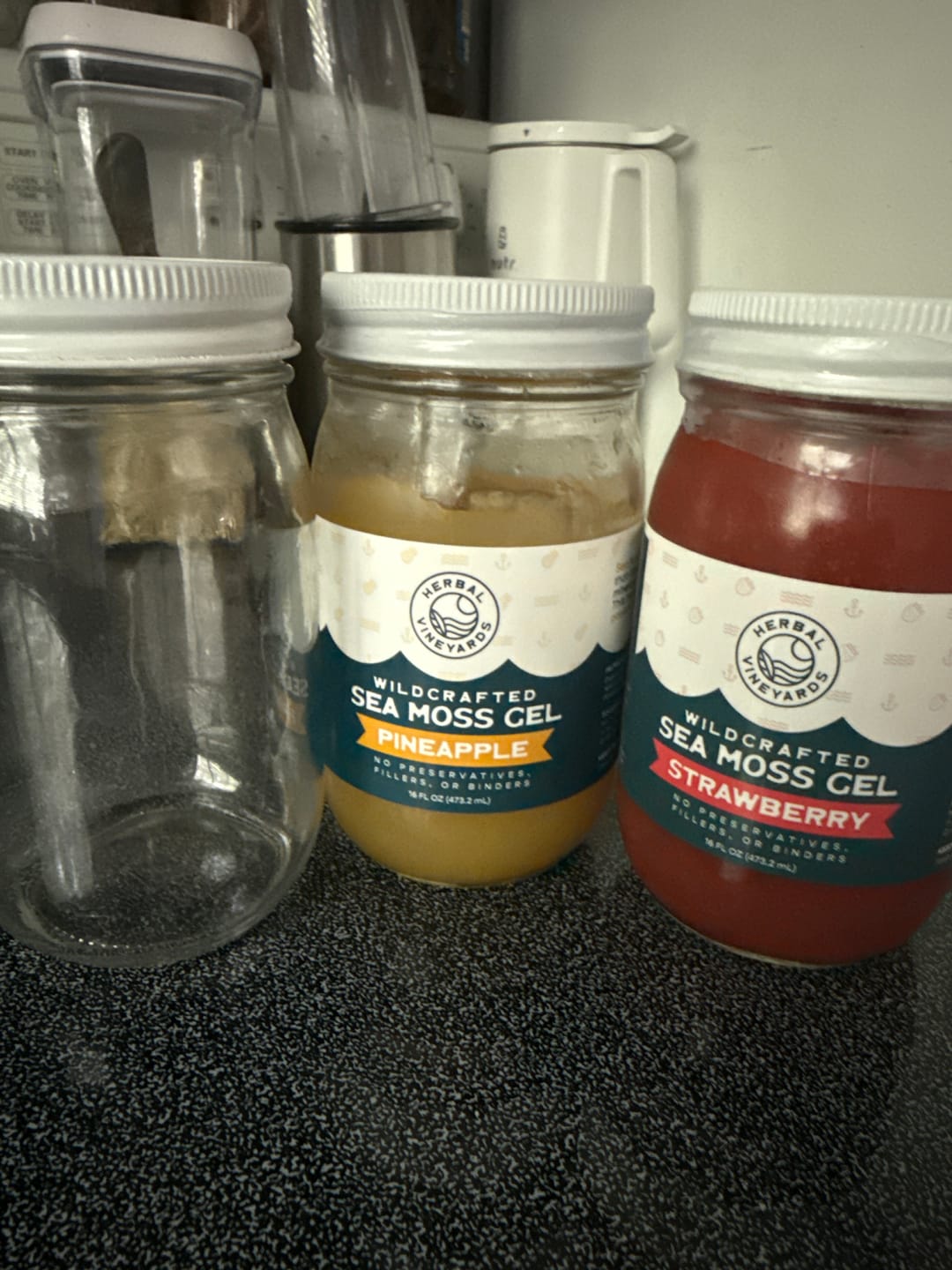 Customer photo review of Flavored Sea Moss Gel Trio Bundle