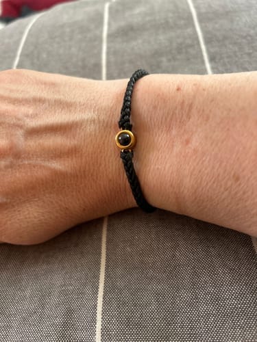 Customer photo review of Black Photo Bracelet
