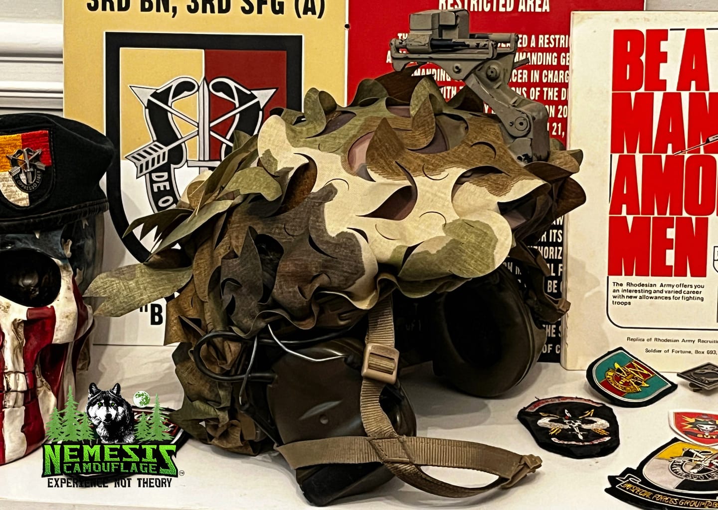 Customer photo review of Predator Ghillie™ Helmet Cover