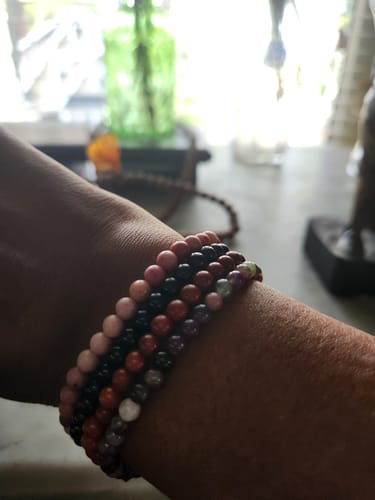 Customer photo review of Black Tourmaline Bracelet Mini