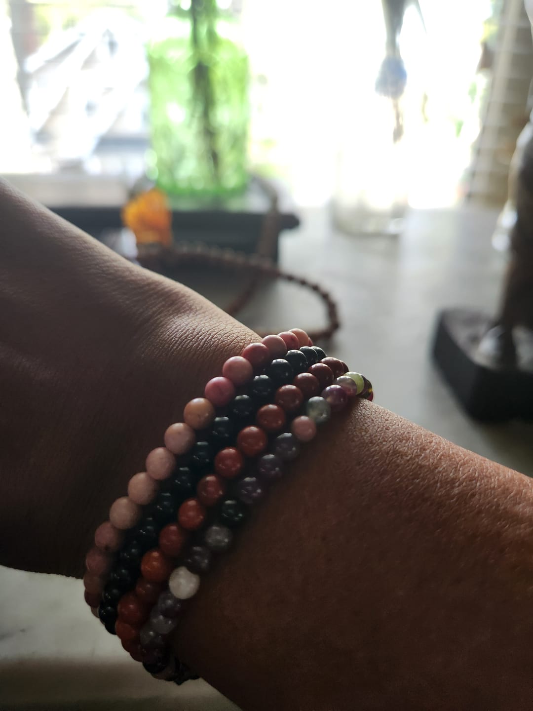 Customer photo review of Black Tourmaline Bracelet Mini
