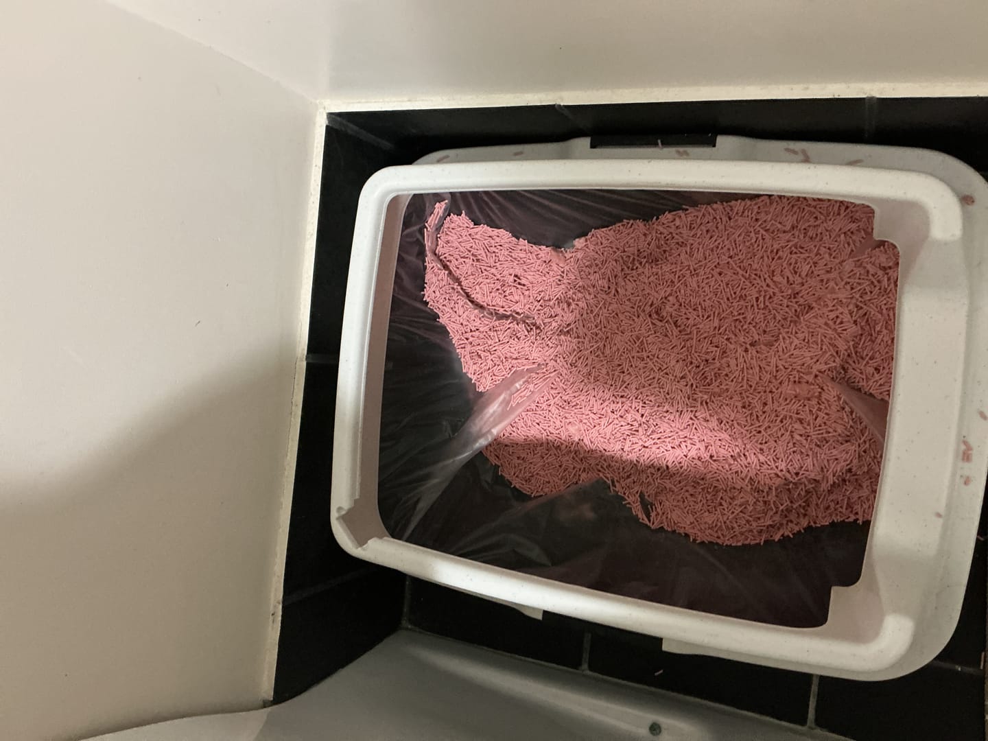 Customer photo review of Michu Tofu Cat Litter Gen3 6L- Dust-Free and Natural Clumping Tofu-Based Formula for Easy Cleanup