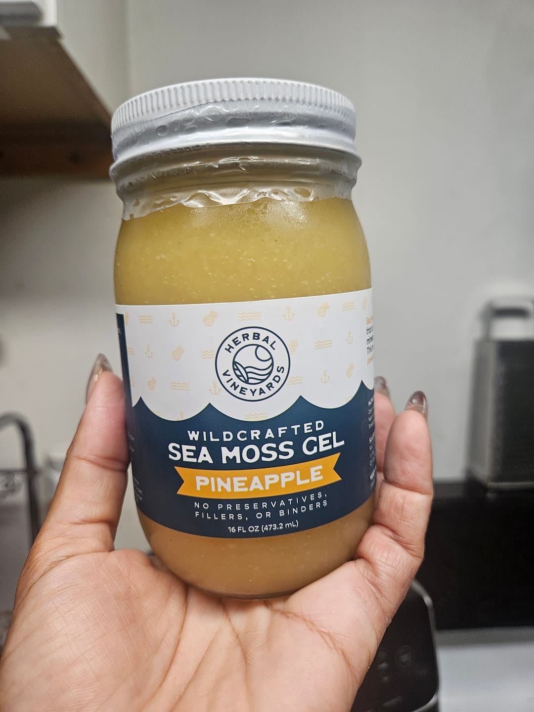 Customer photo review of EXCLUSIVE PINEAPPLE SEA MOSS GEL