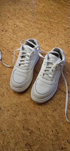 Customer photo review of ELEVATESHOES WHITE CASUAL